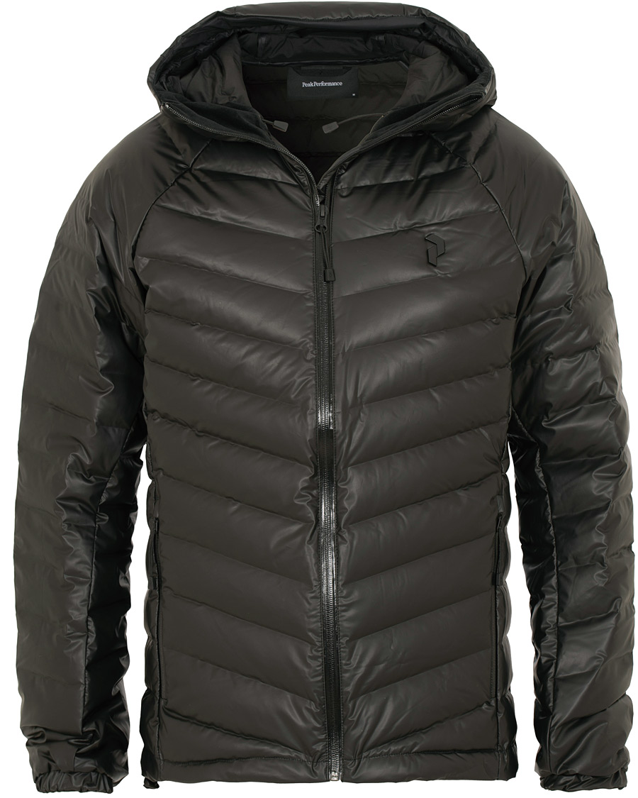Uomini | Giacche | Peak Performance | Frost Dry Down Hooded Jacket Black