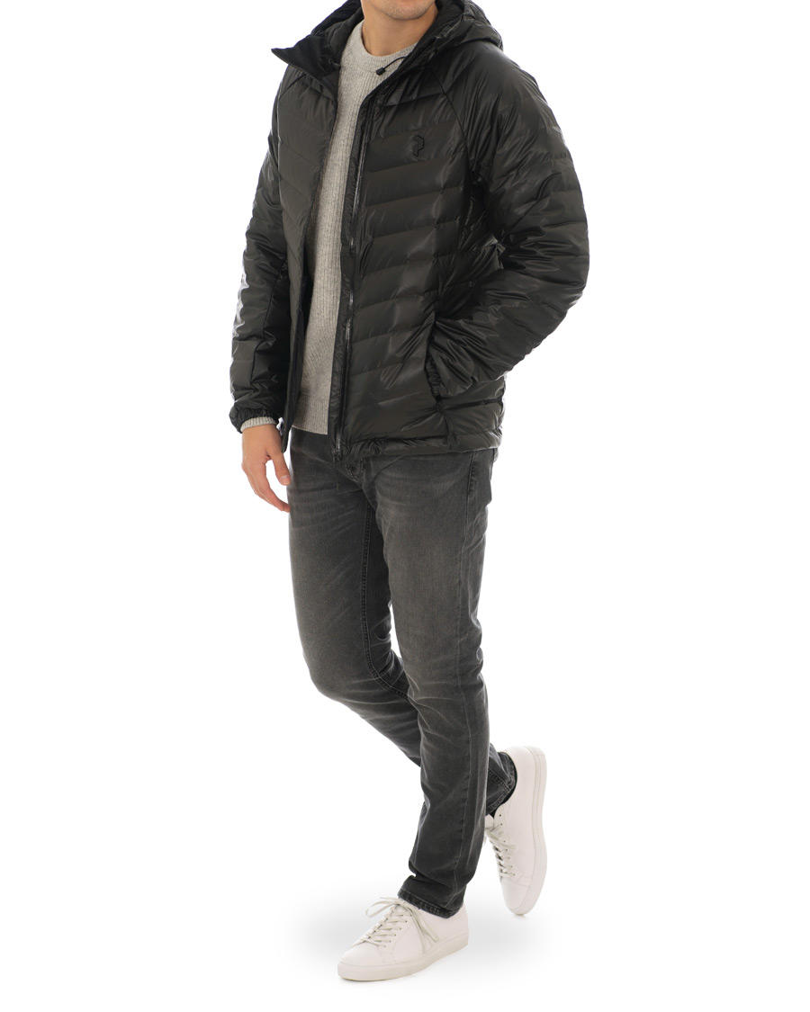 Uomini | Giacche | Peak Performance | Frost Dry Down Hooded Jacket Black