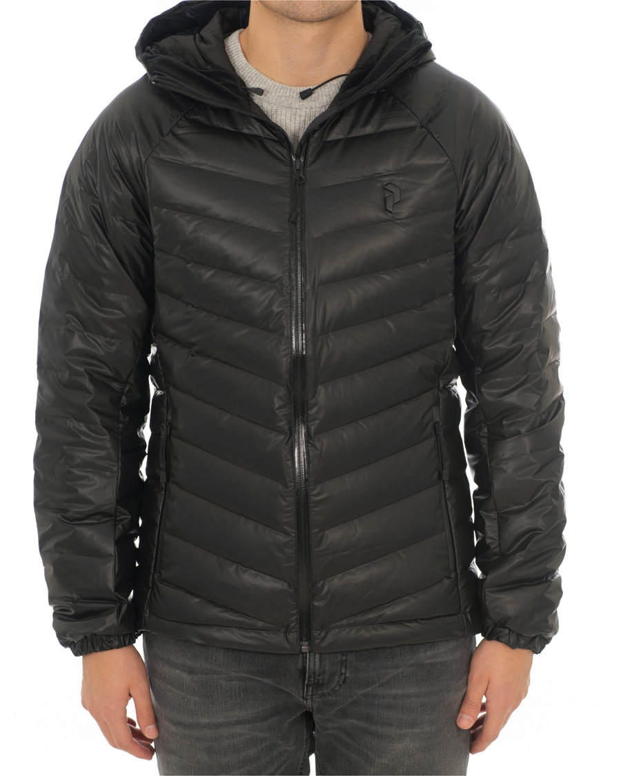 Uomini | Giacche | Peak Performance | Frost Dry Down Hooded Jacket Black