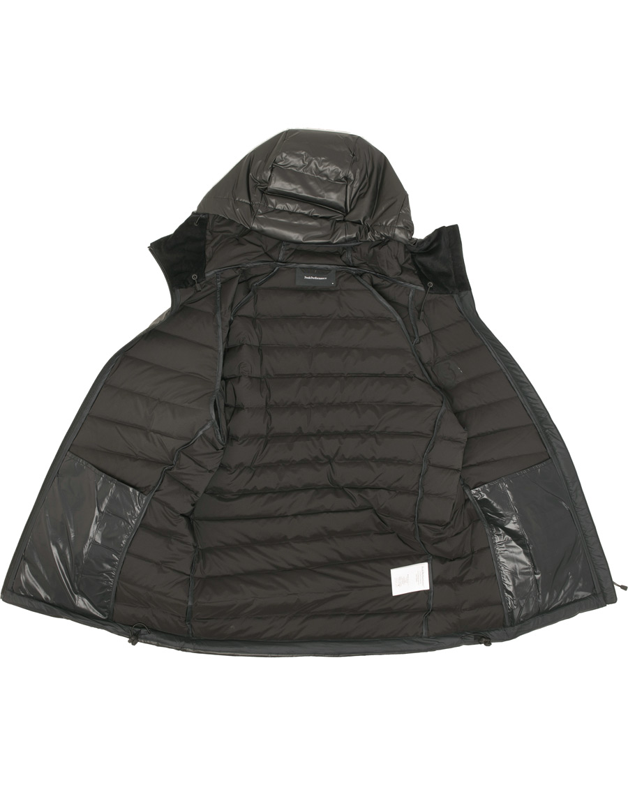 Uomini | Giacche | Peak Performance | Frost Dry Down Hooded Jacket Black