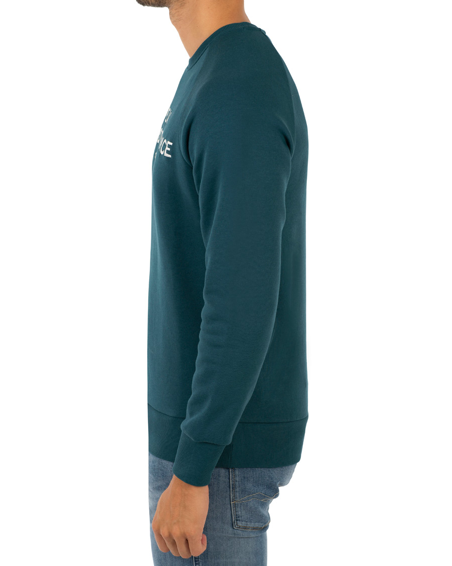 Uomini | Maglieria | Peak Performance | Logo Crew Neck Sweatshirt Teal Extreme