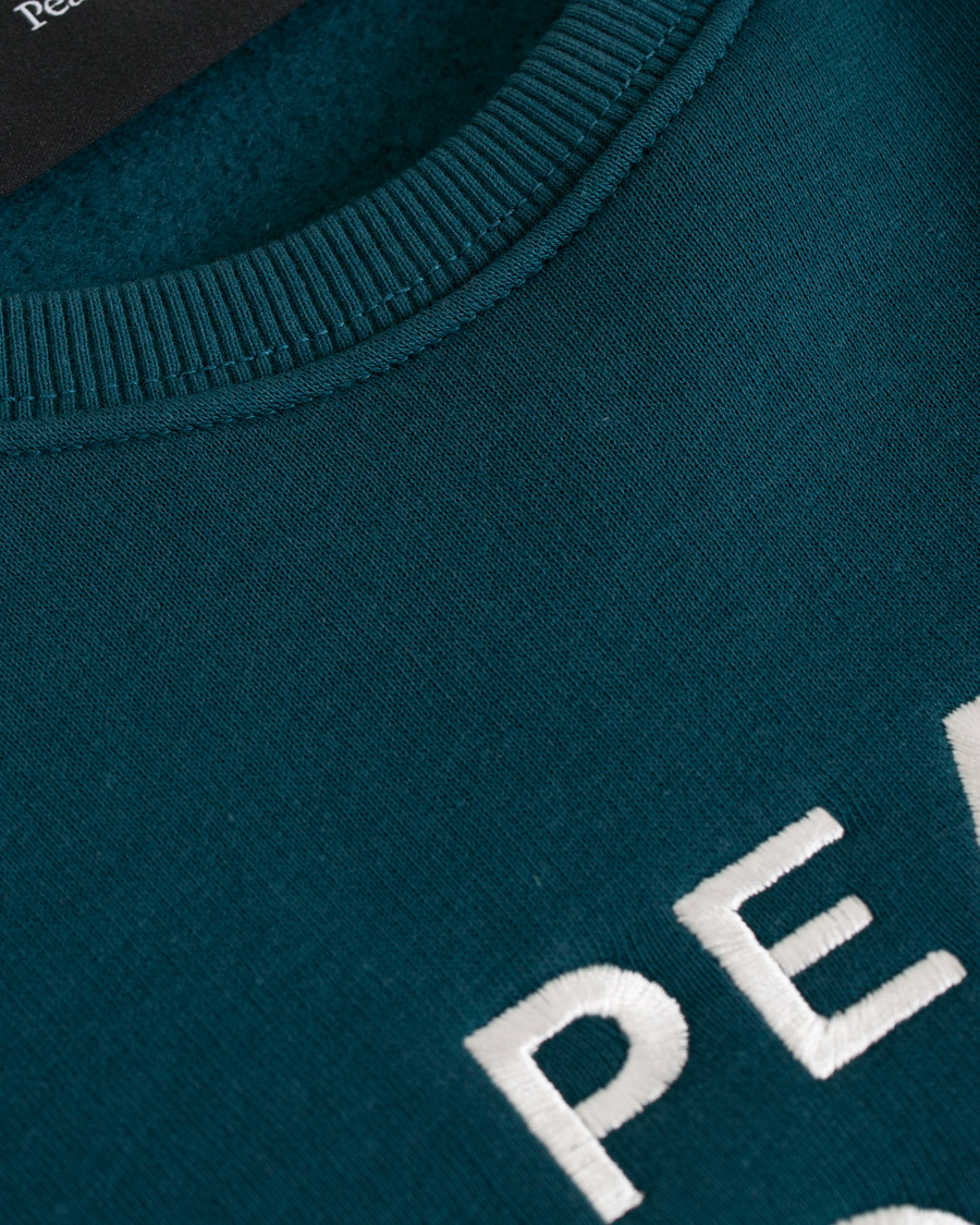 Uomini | Maglieria | Peak Performance | Logo Crew Neck Sweatshirt Teal Extreme