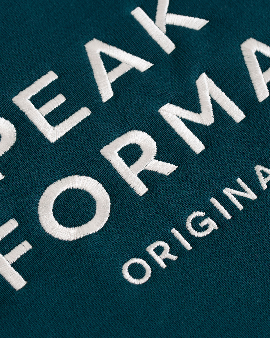 Uomini | Maglieria | Peak Performance | Logo Crew Neck Sweatshirt Teal Extreme