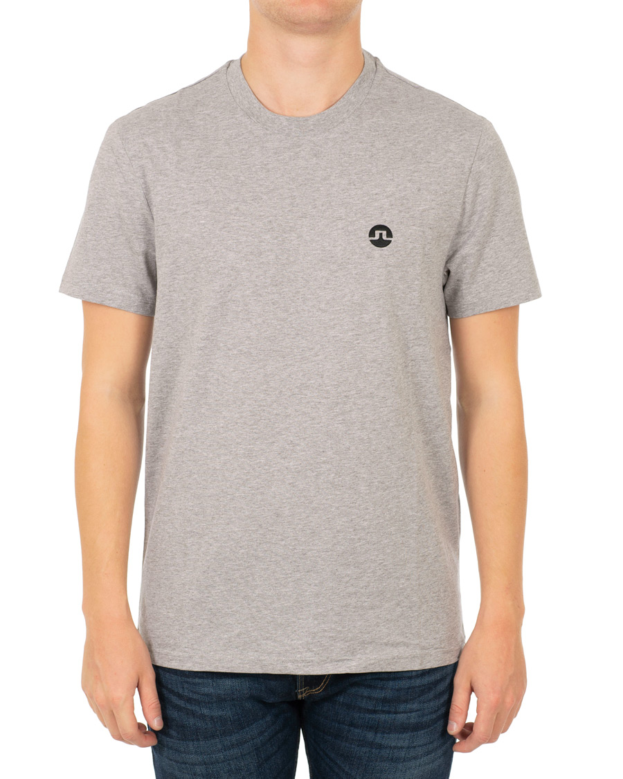 Uomini | T-shirt | J.Lindeberg | Bridge Crew Neck Tee Grey