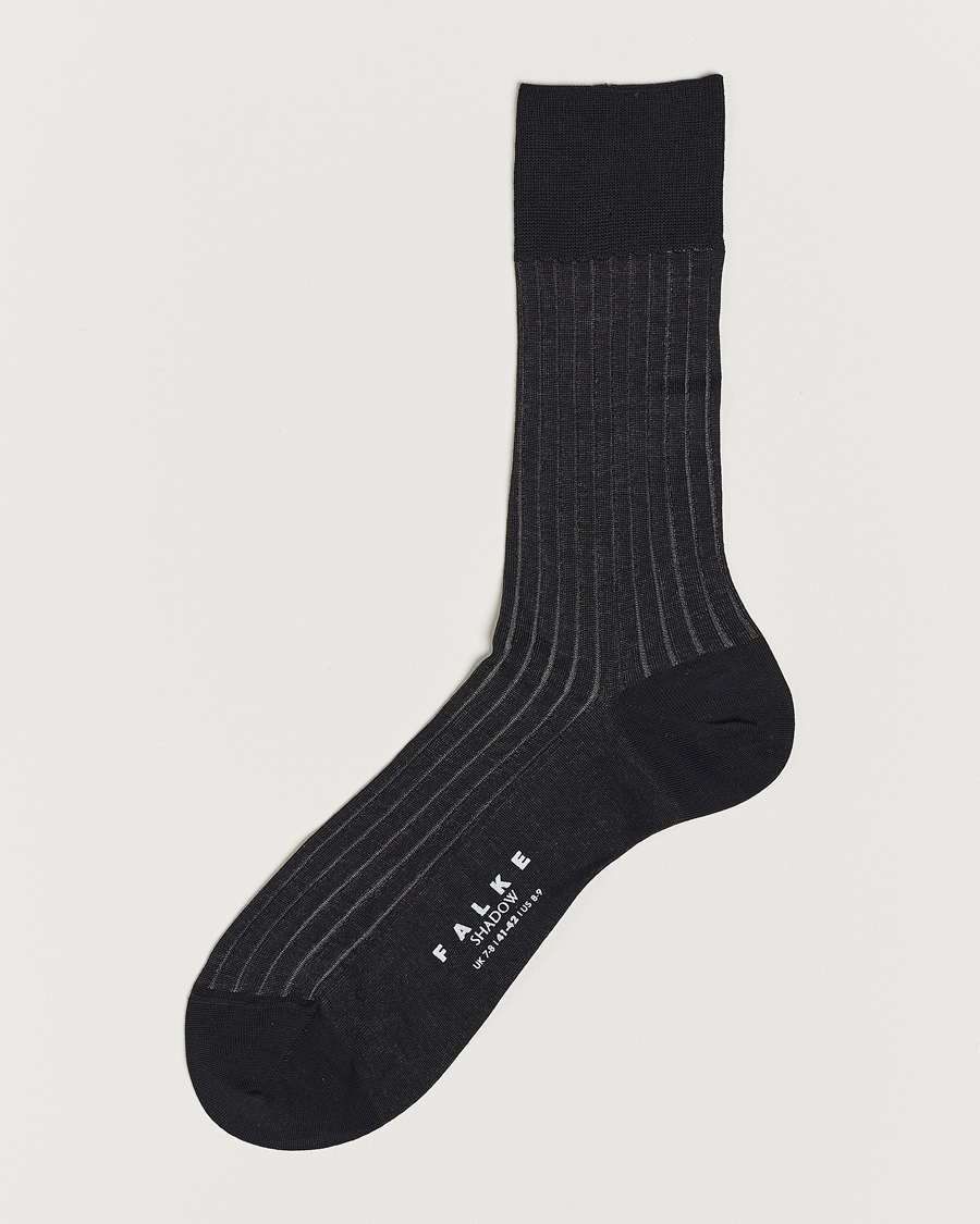 Uomini | Biancheria intima | Falke | Shadow Stripe Sock Grey/White