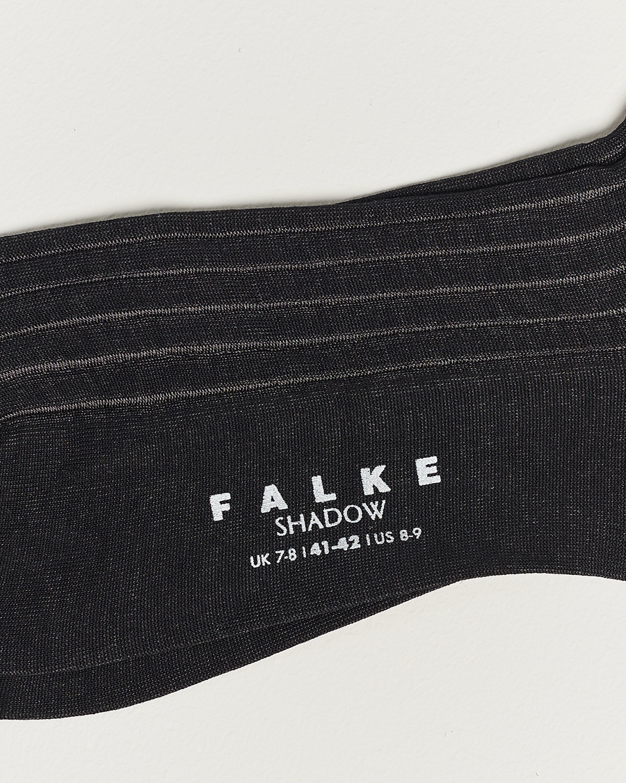 Uomini | Biancheria intima | Falke | Shadow Stripe Sock Grey/White