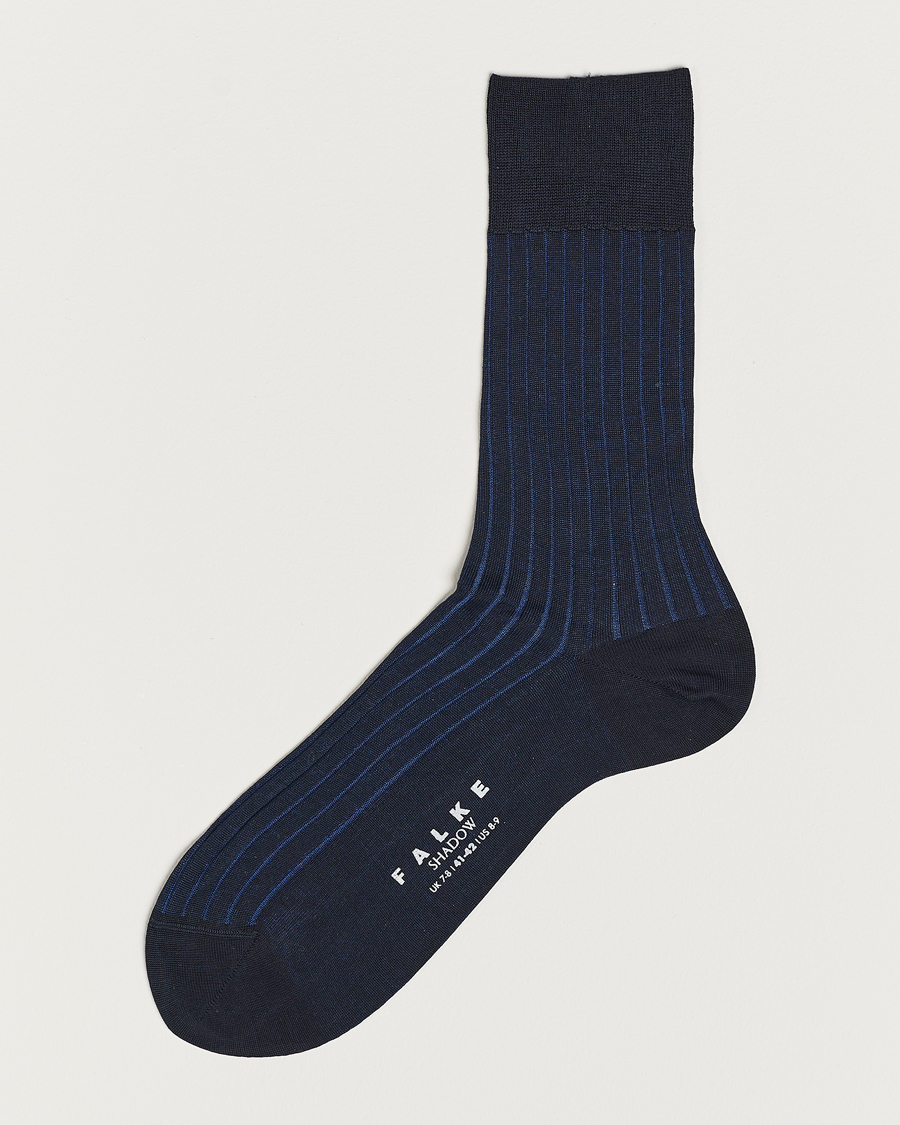 Uomini | Biancheria intima | Falke | Shadow Stripe Sock Navy
