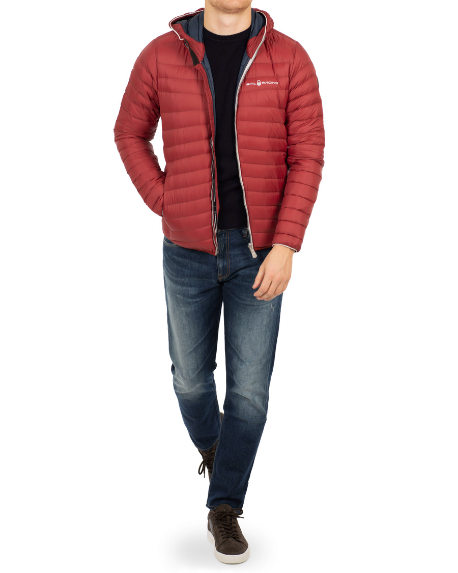 Uomini | Giacche | Sail Racing | Link Down Hooded Jacket Burgundy Red
