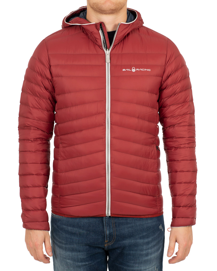 Uomini | Giacche | Sail Racing | Link Down Hooded Jacket Burgundy Red