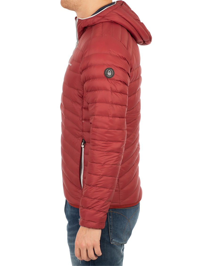 Uomini | Giacche | Sail Racing | Link Down Hooded Jacket Burgundy Red
