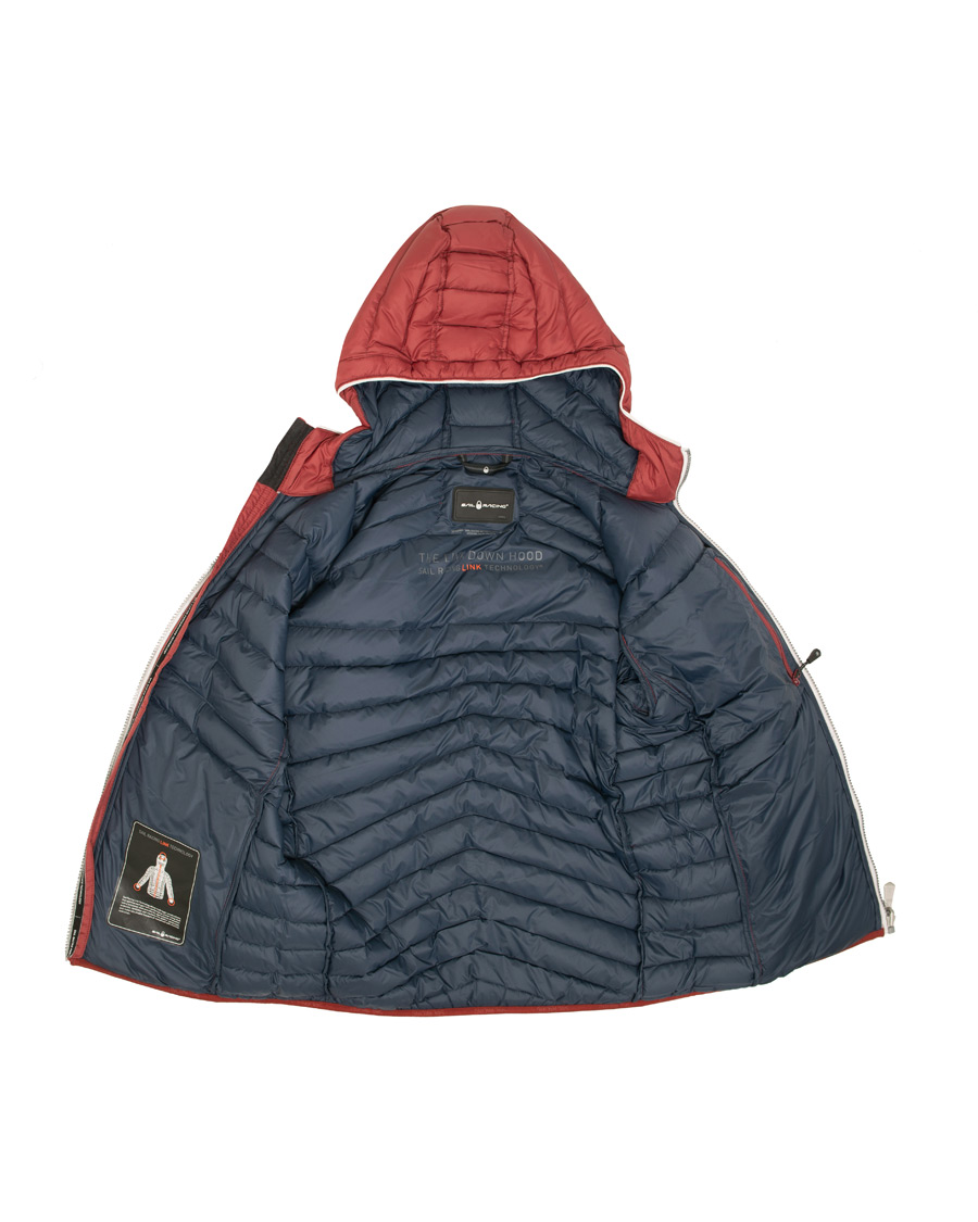 Uomini | Giacche | Sail Racing | Link Down Hooded Jacket Burgundy Red