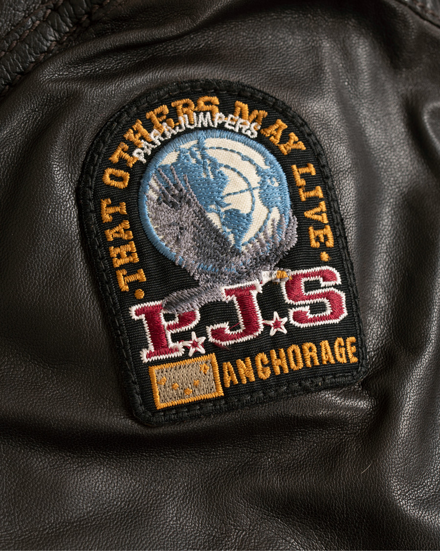Uomini | Giacche | Parajumpers | Josh Leather Jacket Dark Brown