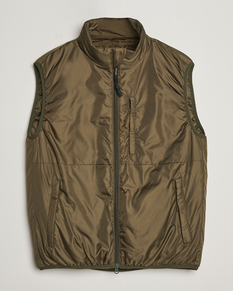 Uomini | Giacche | Aspesi | Jil Padded Vest Dark Military