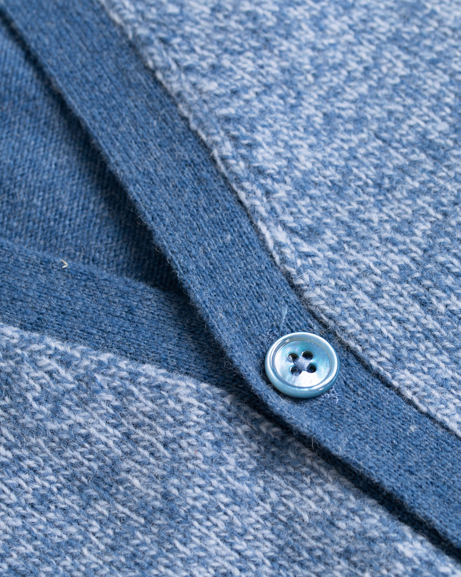 Uomini | Maglieria | Stenströms | Lambswool Vest Blue