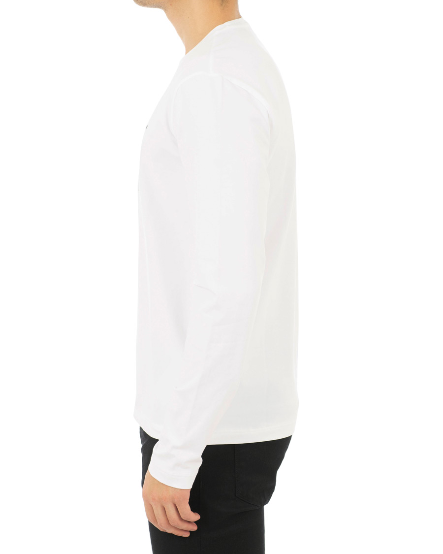 Uomini | T-shirt | EA7 | Train Logo Crew Neck Long Sleeve Tee White
