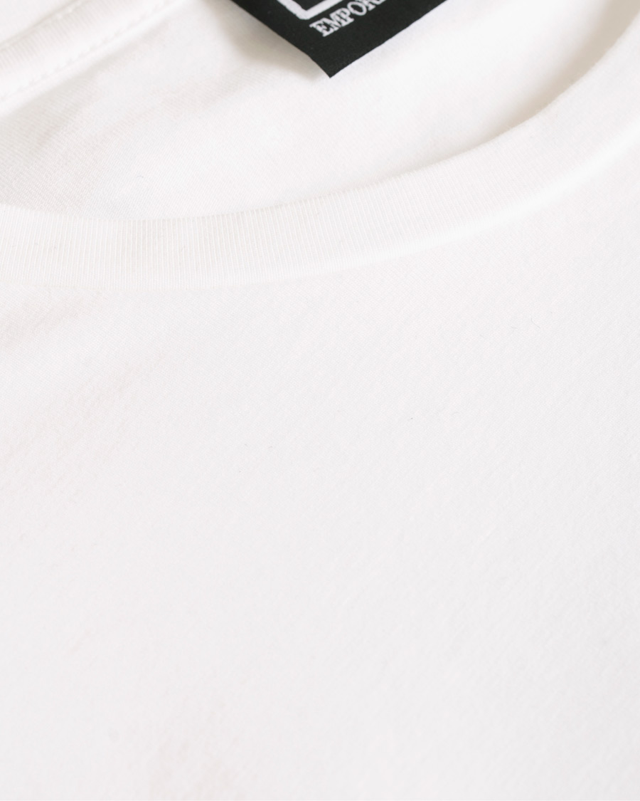 Uomini | T-shirt | EA7 | Train Logo Crew Neck Long Sleeve Tee White