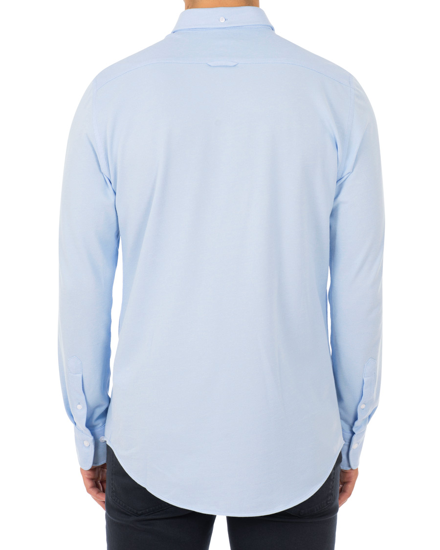 Uomini | Camicie | GANT | Slim Fit Tech Prep Pique Shirt Capri Blue