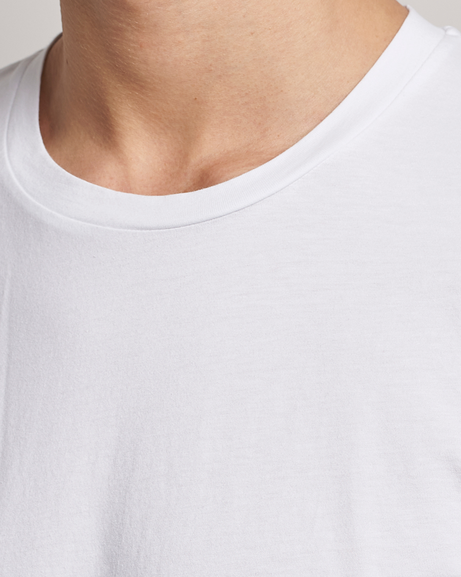 Uomini | T-shirt | Samsøe Samsøe | Kronos Crew Neck Tee White