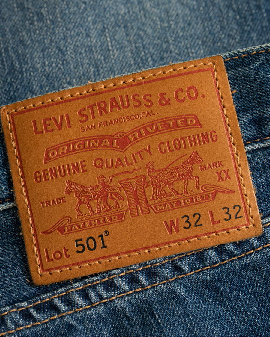 Uomini | Jeans | Levi's | 501 Original Fit Stretch Jeans Bubbles St