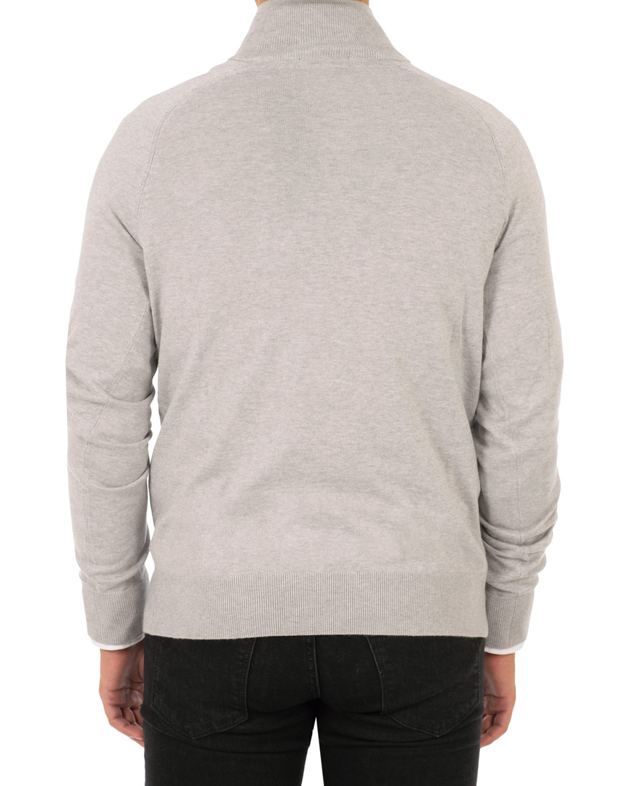 Uomini | Maglieria | Henri-Lloyd | Henri Lloyd Miller Regular Half Zip Grey Marl