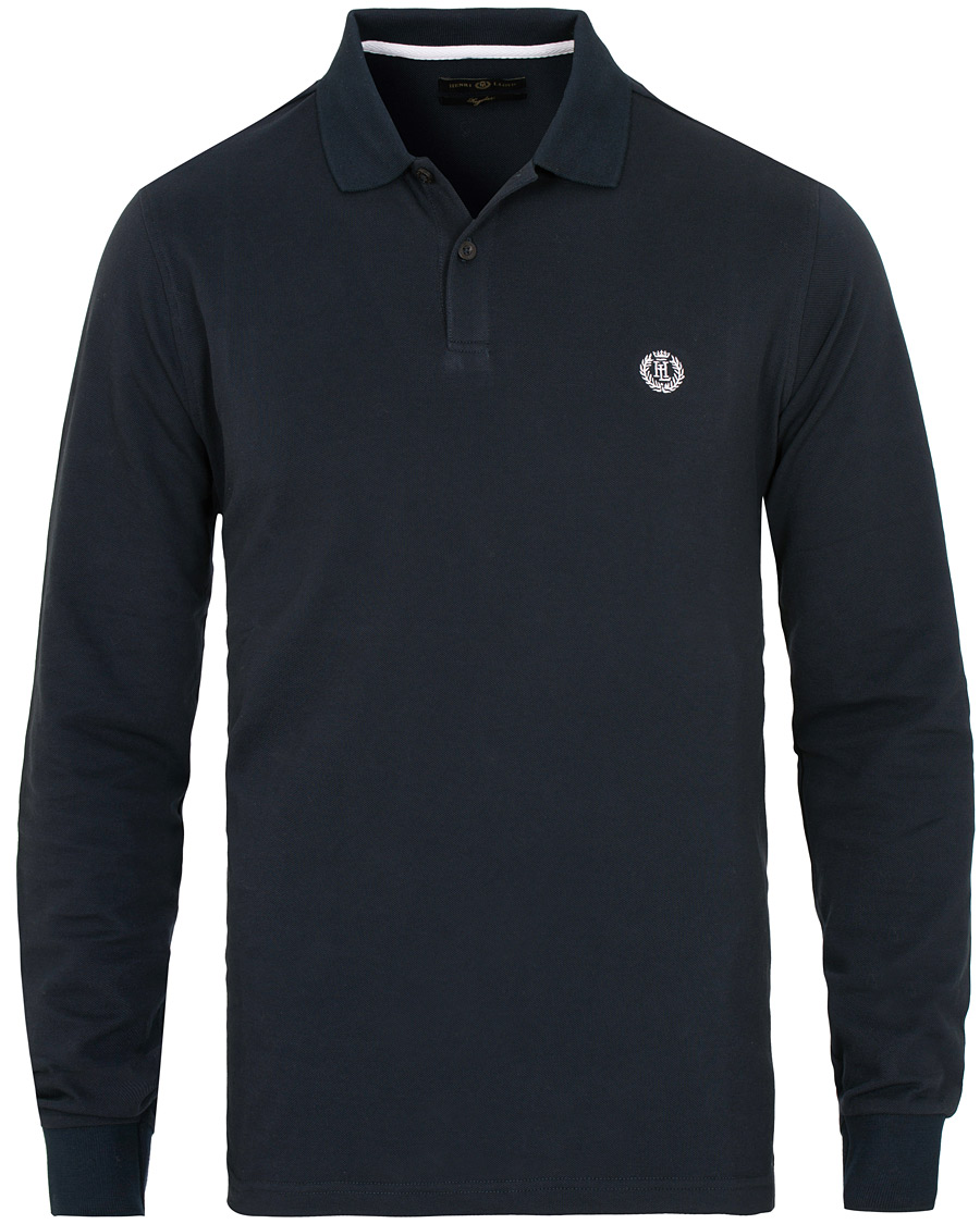 Uomini | Maglieria | Henri-Lloyd | Henri Lloyd Musburry Regular Long Sleeve Polo Navy