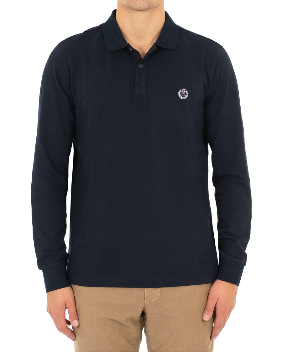 Uomini | Maglieria | Henri-Lloyd | Henri Lloyd Musburry Regular Long Sleeve Polo Navy