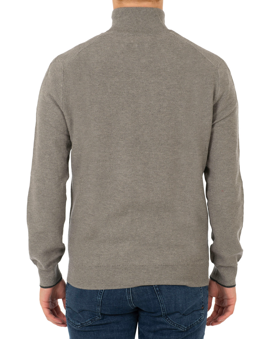 Uomini | Maglieria | Polo Ralph Lauren | Texture Half Zip Fawn Grey Heather