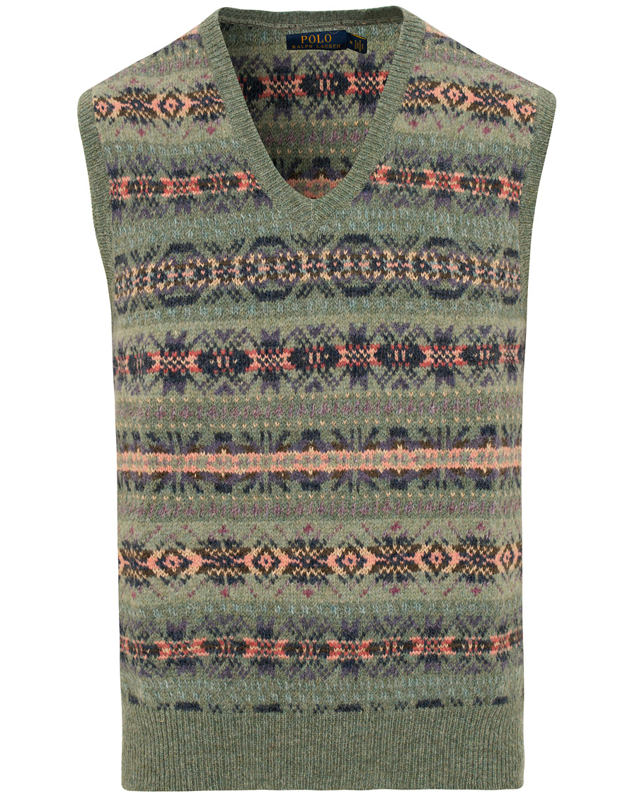 Uomini | Maglieria | Polo Ralph Lauren | Wool Fairisle Crew Vest Lovette/Multi