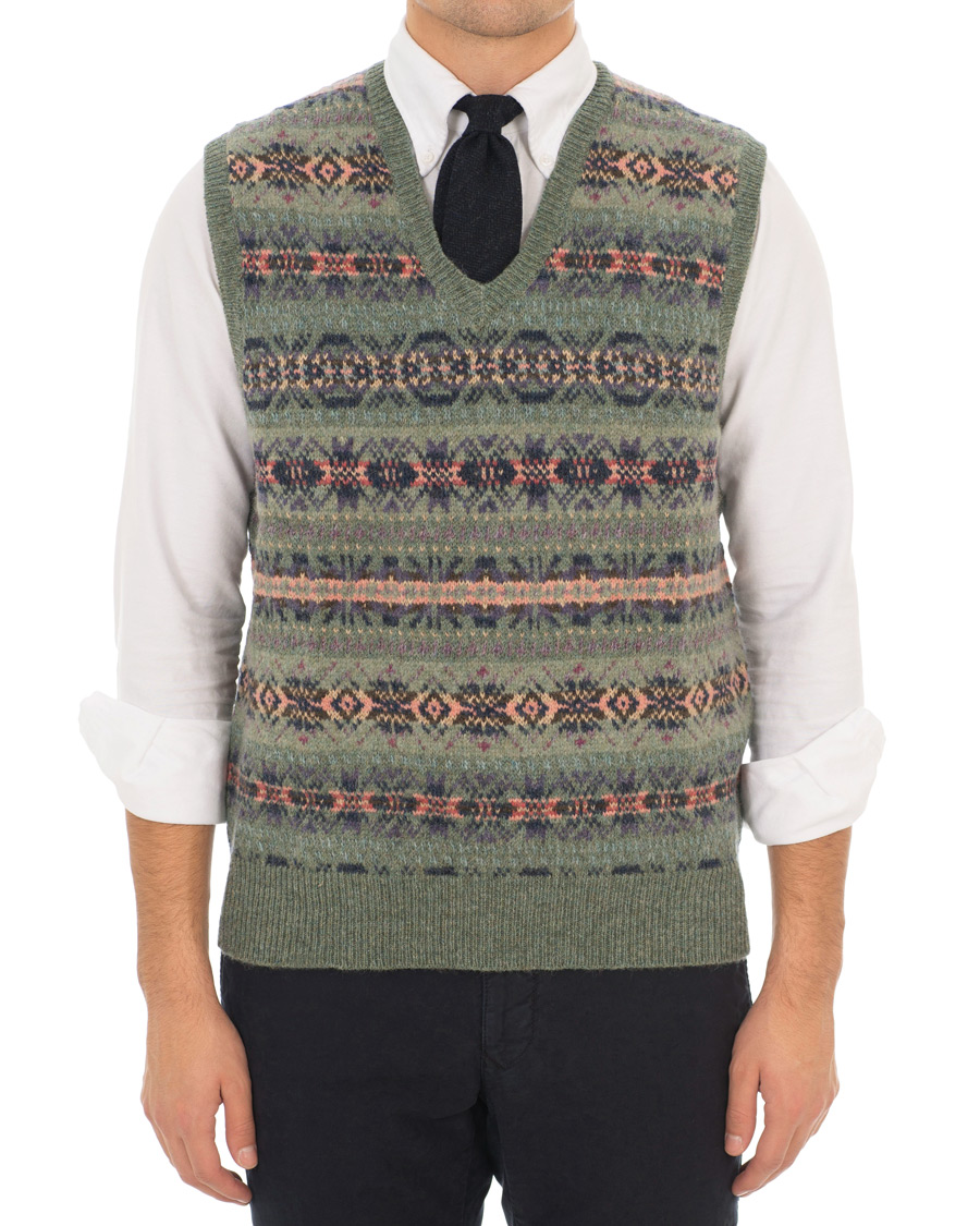 Uomini | Maglieria | Polo Ralph Lauren | Wool Fairisle Crew Vest Lovette/Multi