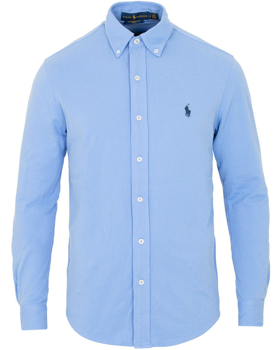Uomini | Camicie | Polo Ralph Lauren | Slim Fit Featherweight Shirt Cabana Blue