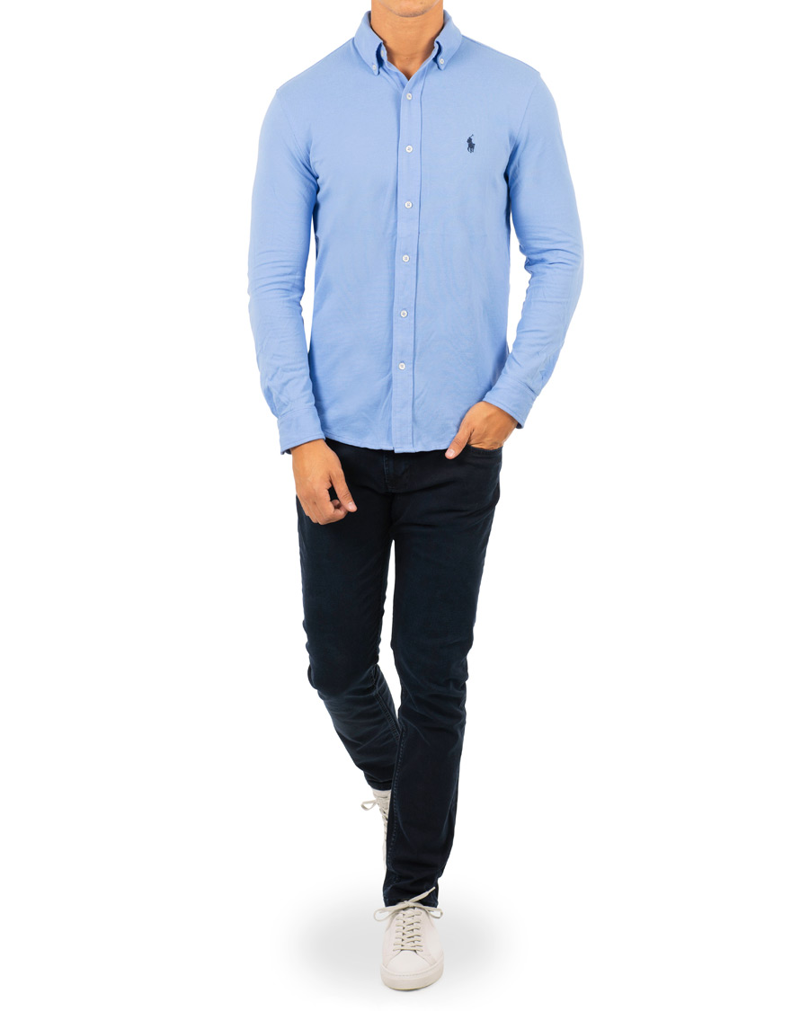 Uomini | Camicie | Polo Ralph Lauren | Slim Fit Featherweight Shirt Cabana Blue