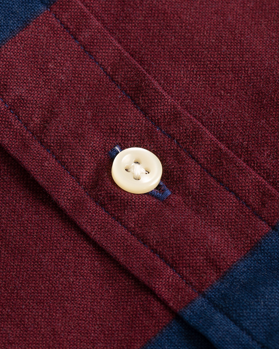 Uomini | Camicie | Polo Ralph Lauren | Core Fit Barstripe Shirt Burgundy/Blue