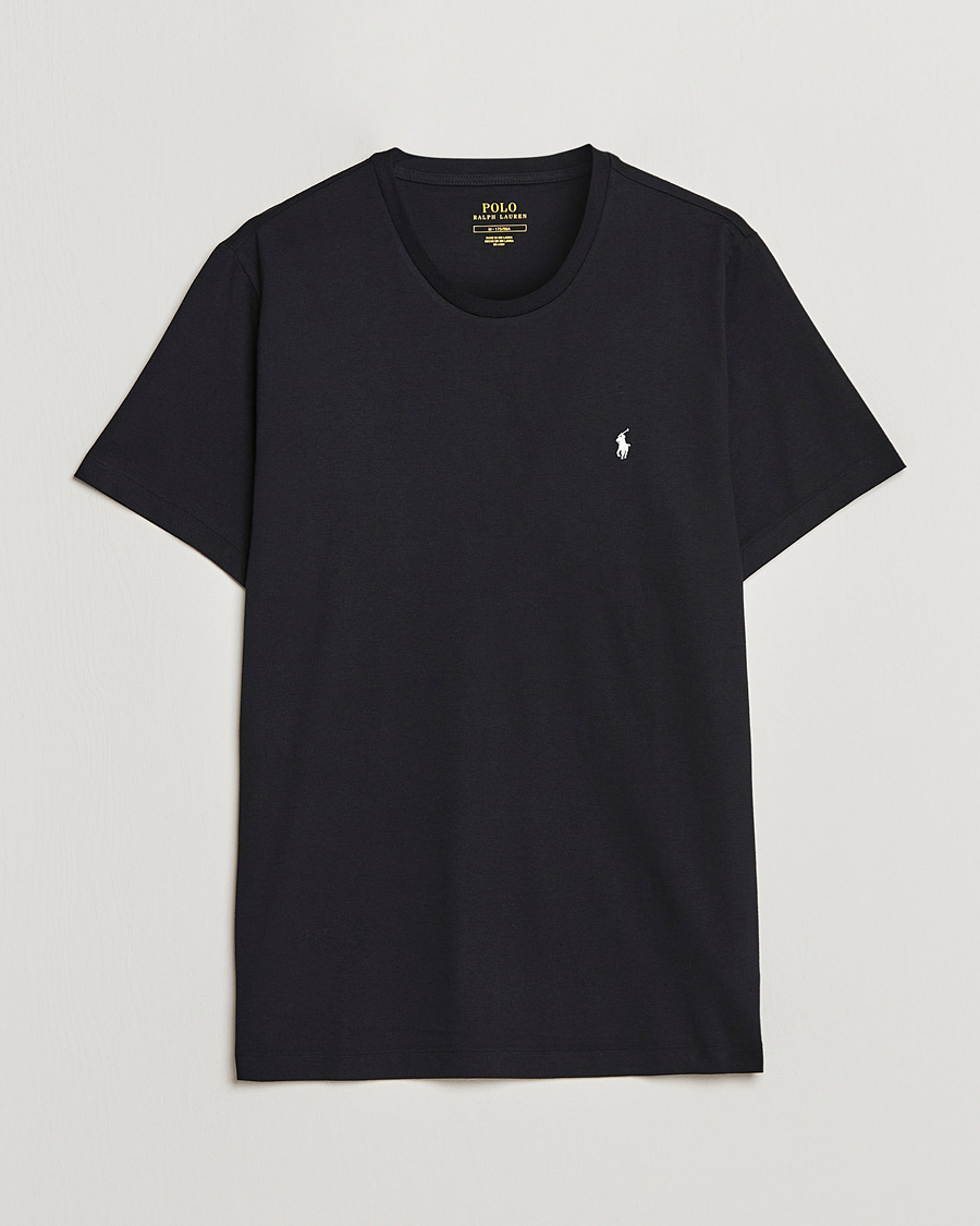 Uomini | T-shirt | Polo Ralph Lauren | Liquid Cotton Crew Neck T-Shirt Black
