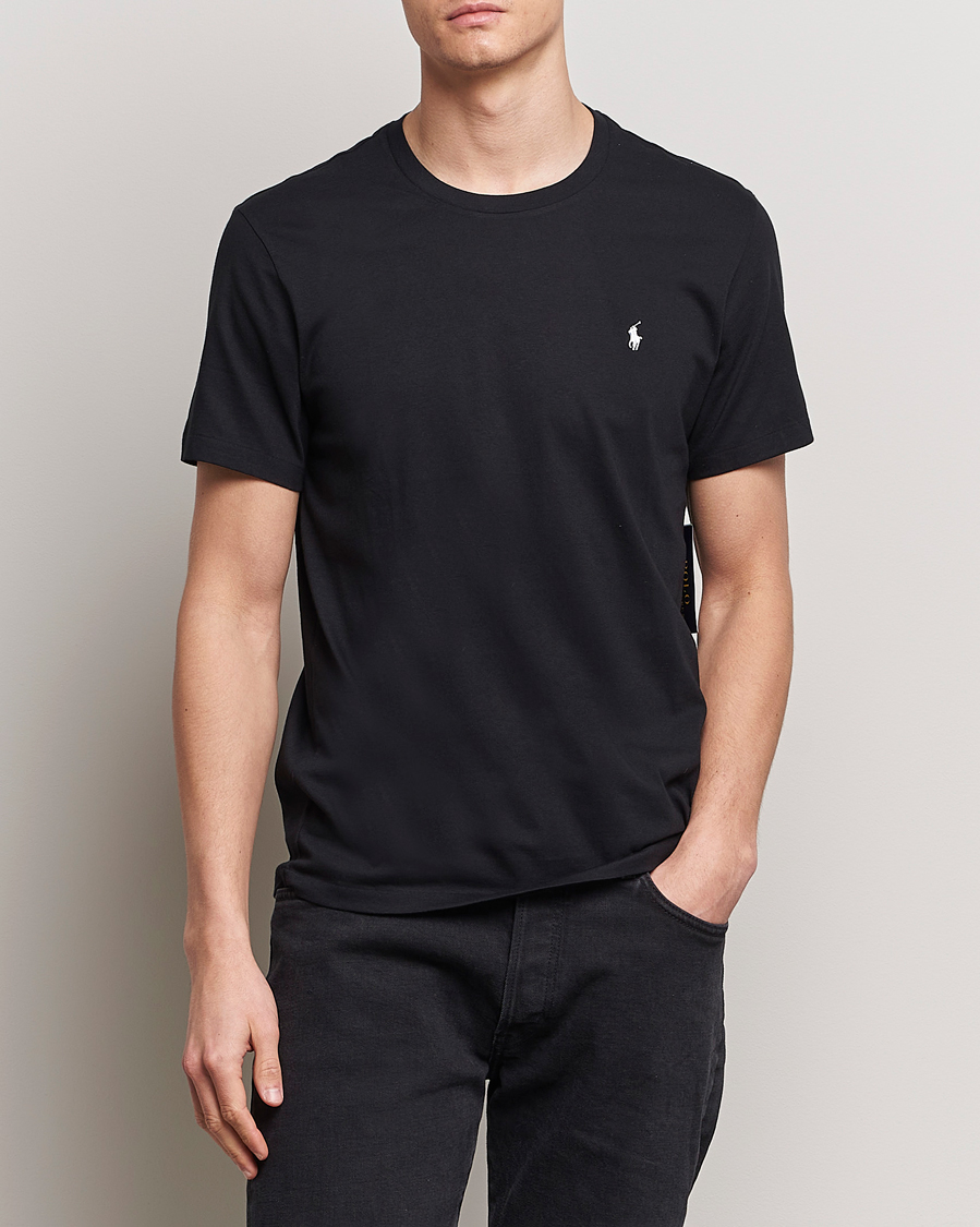 Uomini | T-shirt | Polo Ralph Lauren | Liquid Cotton Crew Neck T-Shirt Black