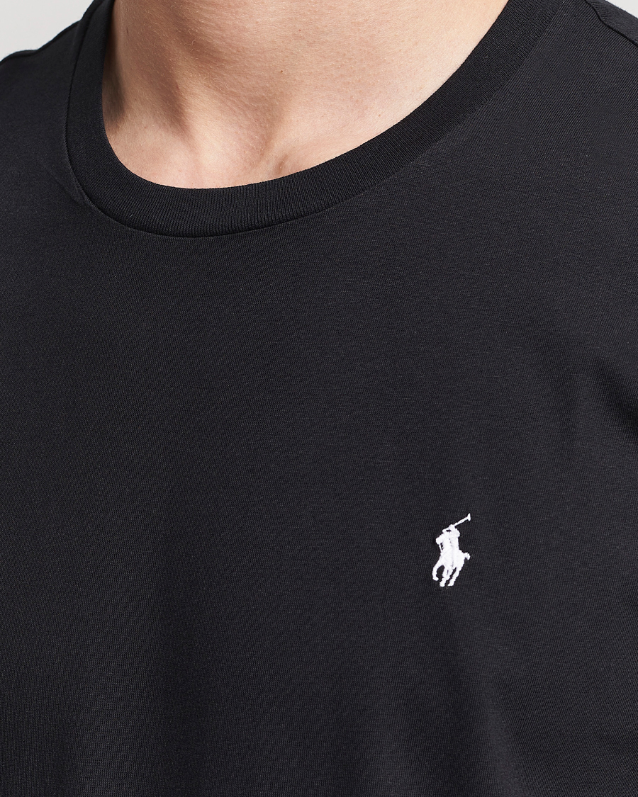 Uomini | T-shirt | Polo Ralph Lauren | Liquid Cotton Crew Neck T-Shirt Black