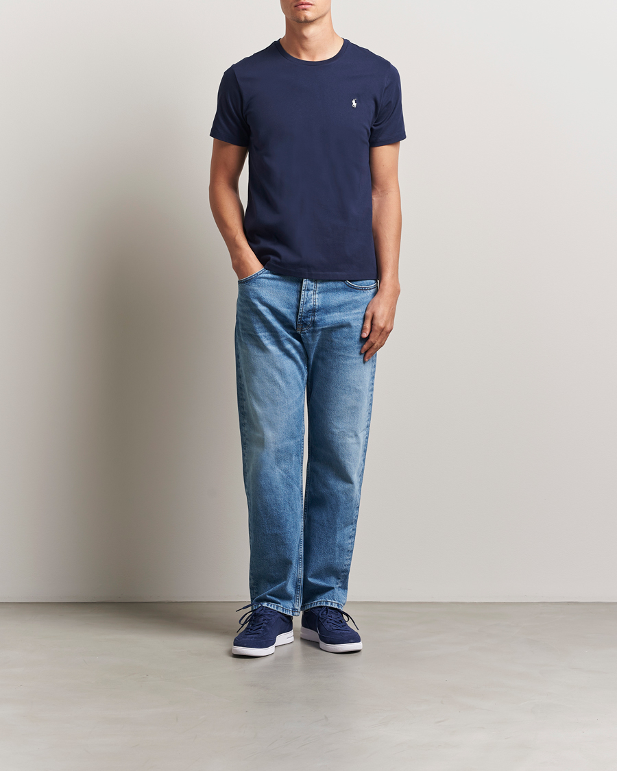 Uomini | T-shirt | Polo Ralph Lauren | Liquid Cotton Crew Neck T-Shirt Cruise Navy