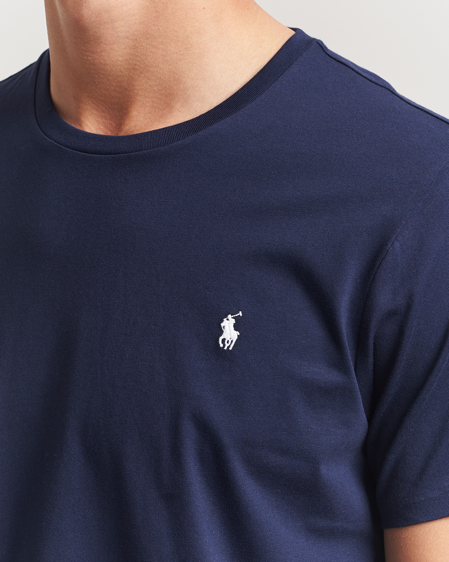 Uomini | T-shirt | Polo Ralph Lauren | Liquid Cotton Crew Neck T-Shirt Cruise Navy