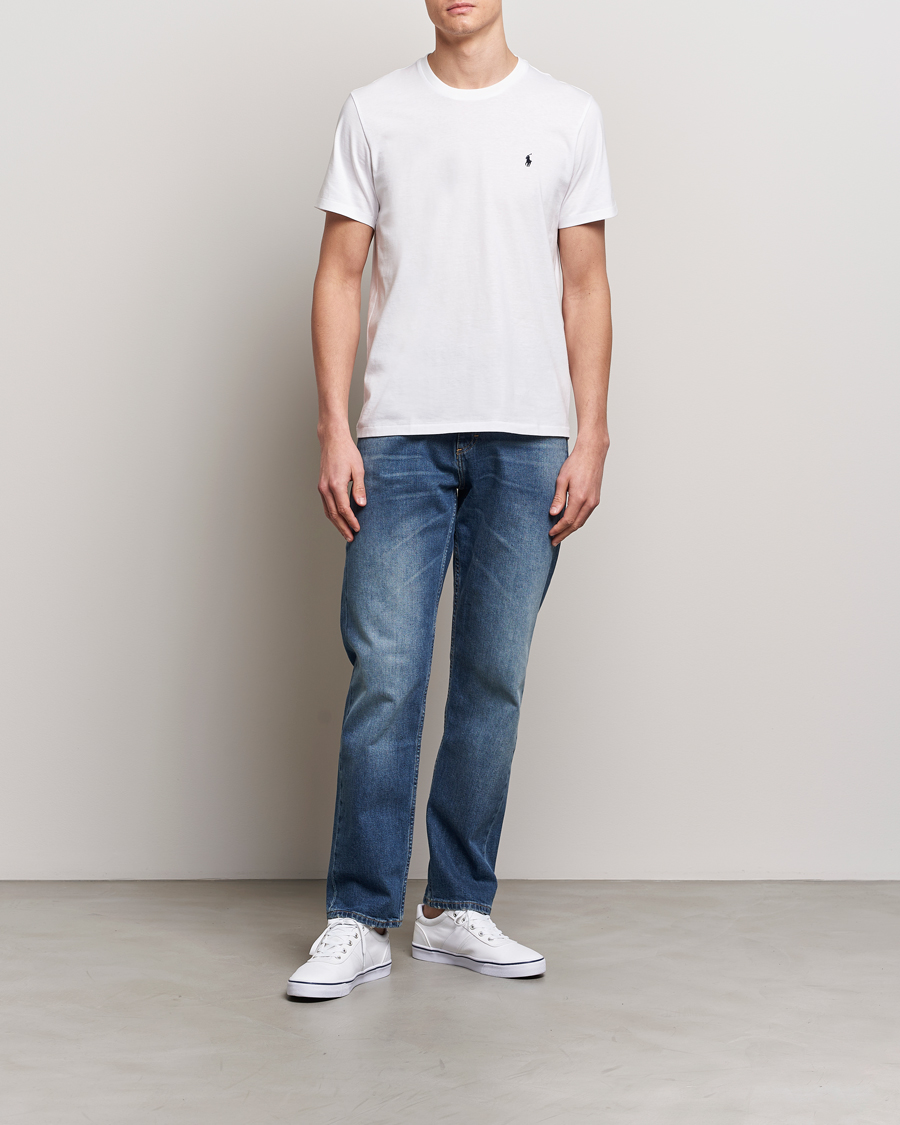 Uomini | T-shirt | Polo Ralph Lauren | Liquid Cotton Crew Neck T-Shirt White