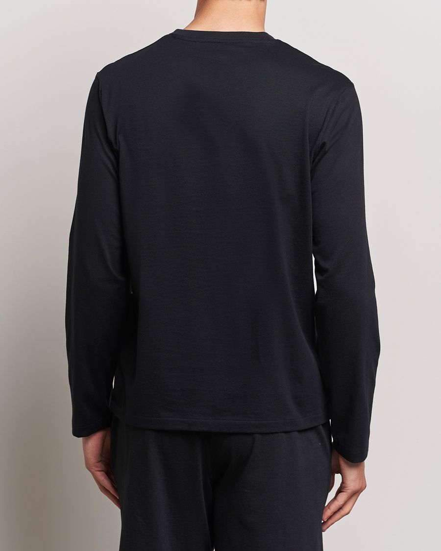 Uomini | T-shirt | Polo Ralph Lauren | Liquid Cotton Long Sleeve Crew Neck T-Shirt Black