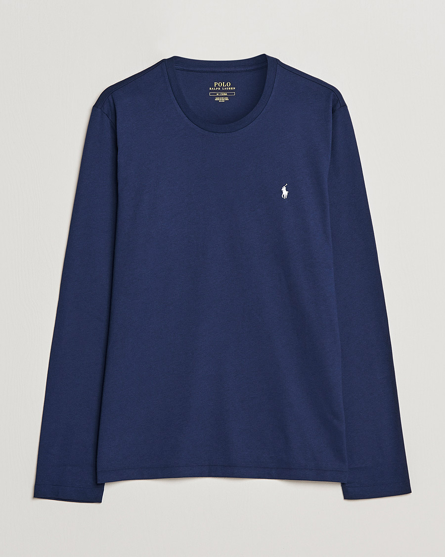 Uomini | T-shirt | Polo Ralph Lauren | Liquid Cotton Long Sleeve Crew Neck T-Shirt Cruise Navy
