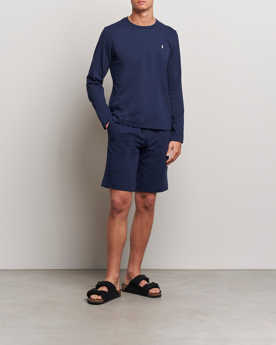 Uomini | T-shirt | Polo Ralph Lauren | Liquid Cotton Long Sleeve Crew Neck T-Shirt Cruise Navy