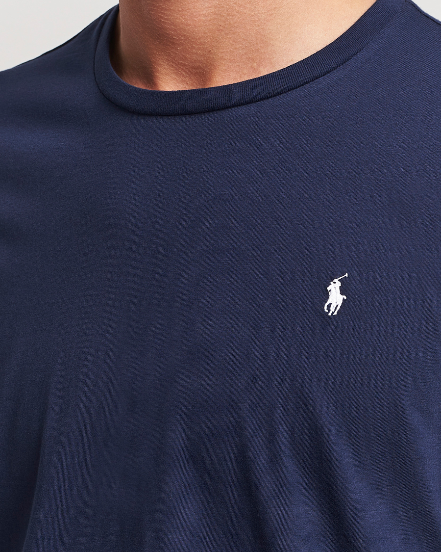 Uomini | T-shirt | Polo Ralph Lauren | Liquid Cotton Long Sleeve Crew Neck T-Shirt Cruise Navy