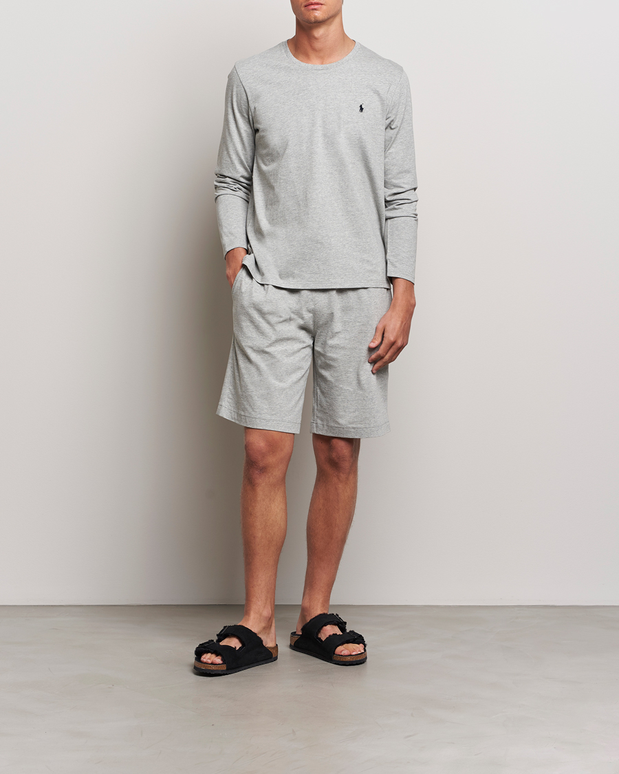 Uomini | T-shirt | Polo Ralph Lauren | Liquid Cotton Long Sleeve Crew Neck Tee Andover Heather