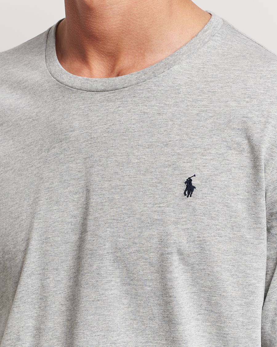 Uomini | T-shirt | Polo Ralph Lauren | Liquid Cotton Long Sleeve Crew Neck Tee Andover Heather