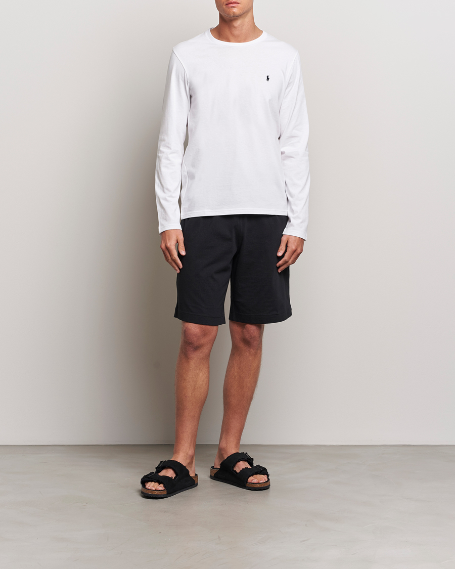 Uomini | T-shirt | Polo Ralph Lauren | Liquid Cotton Long Sleeve Crew Neck Tee White