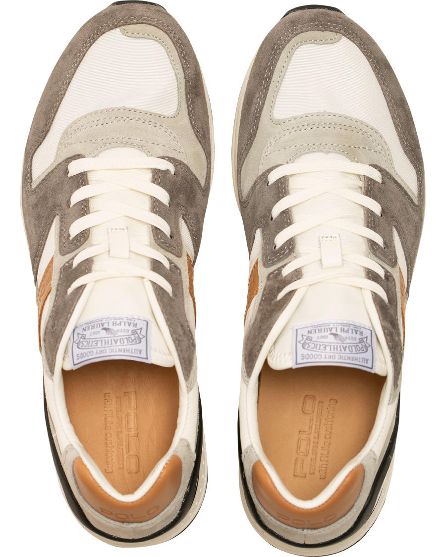 Uomini | Polo Ralph Lauren Train 100 Running Sneaker White/Grey | Polo Ralph Lauren | Train 100 Running Sneaker White/Grey