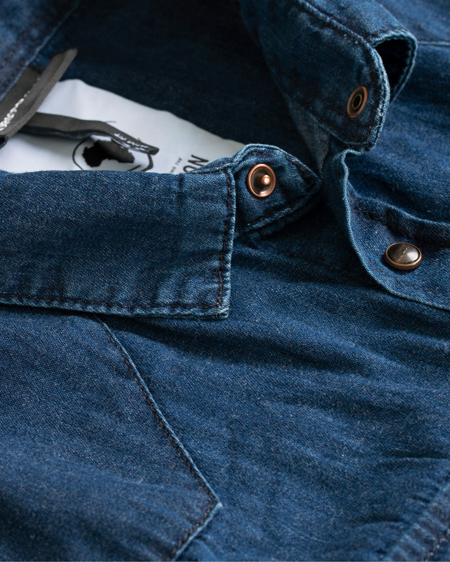 Uomini | Camicie | Emporio Armani | Denim Western Shirt Dark Wash