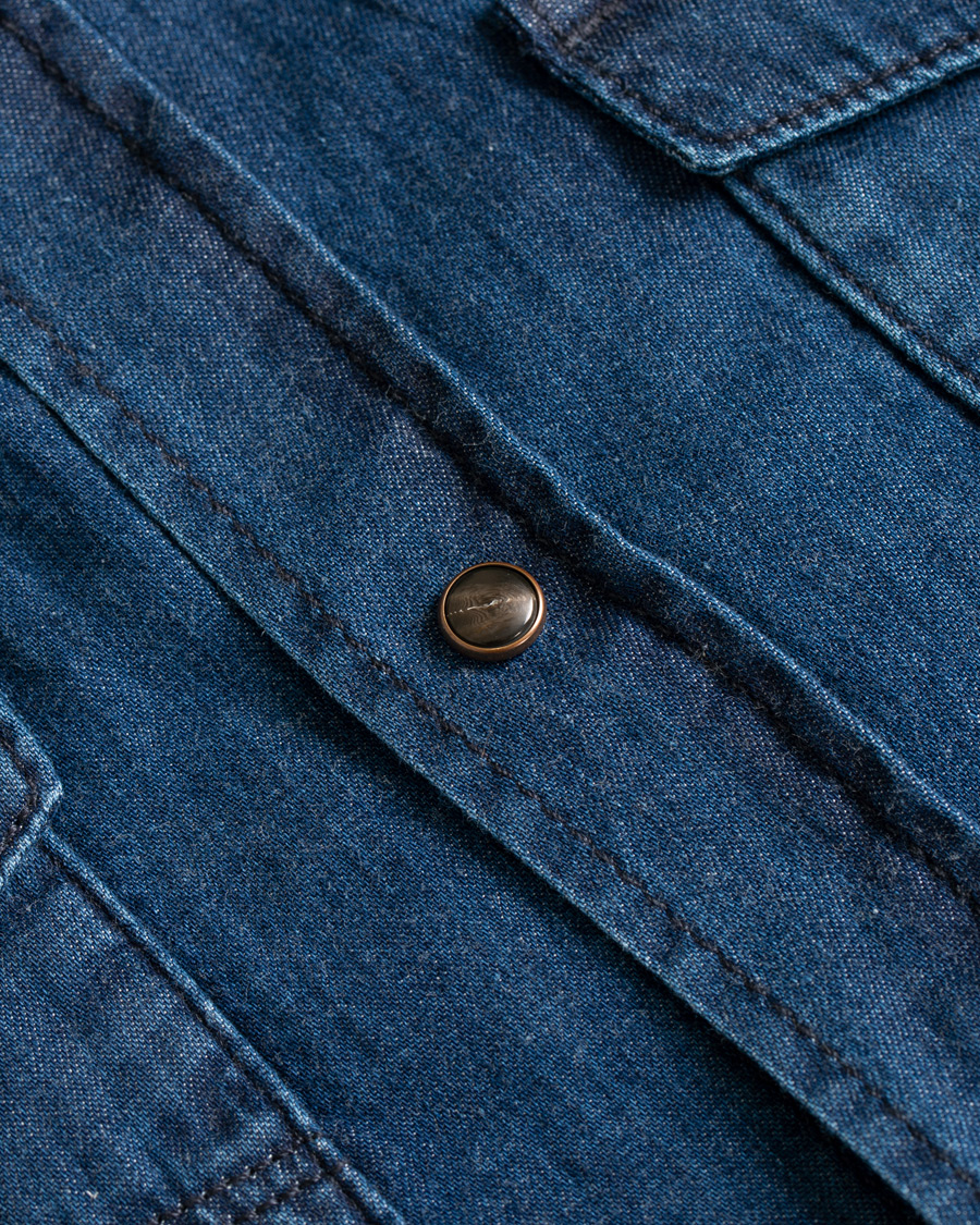 Uomini | Camicie | Emporio Armani | Denim Western Shirt Dark Wash