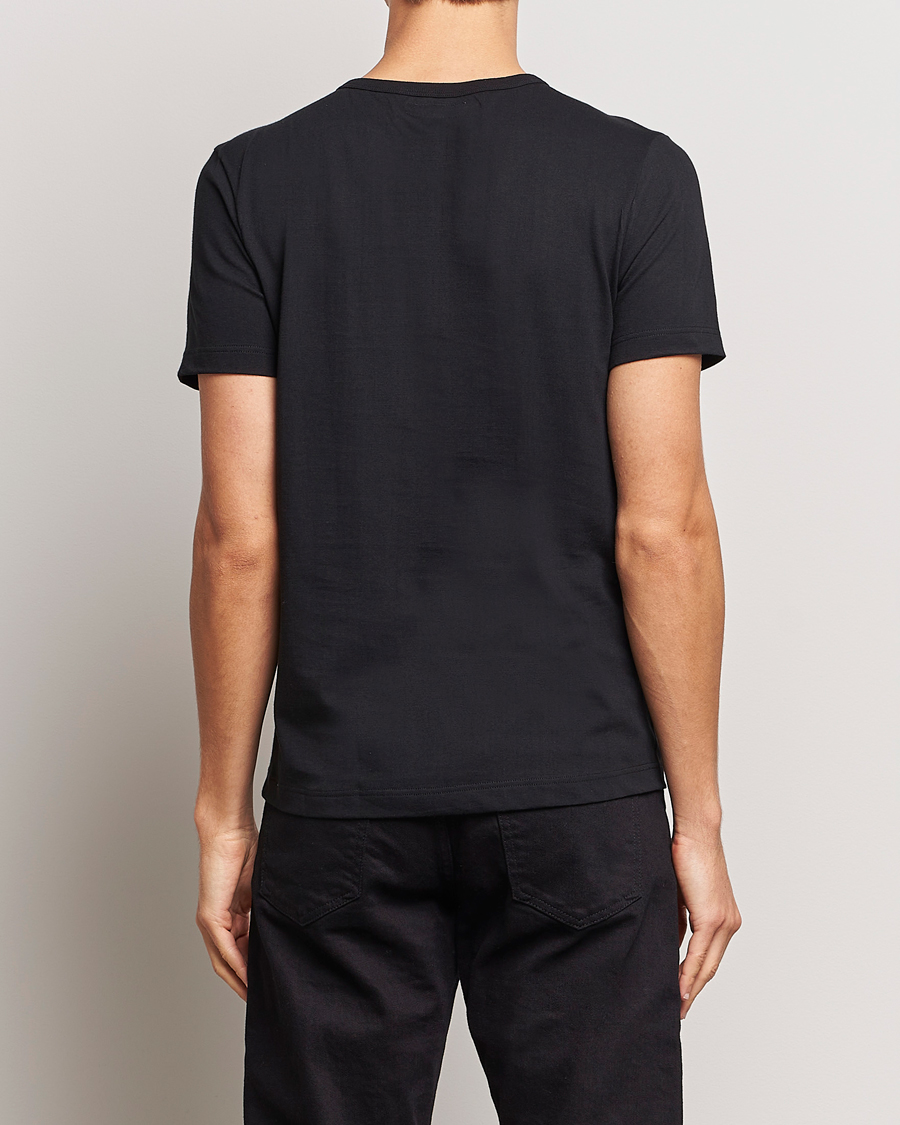 Uomini | T-shirt | Merz b. Schwanen | 1950s Classic Loopwheeled T-shirt Black