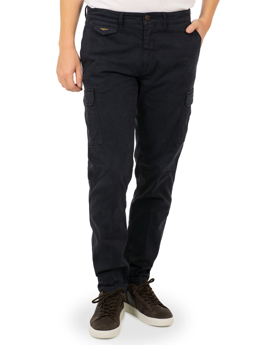 Uomini | Pantaloni | Aeronautica Militare | PA1255 Cargo Trousers Navy